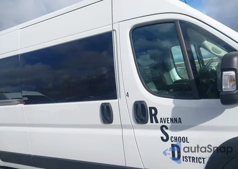 2023 Ram Promaster 2500 Window Van High Roof 159 Wb z USA, uszkodzony, nr VIN 3C6LRVPG6PE579863